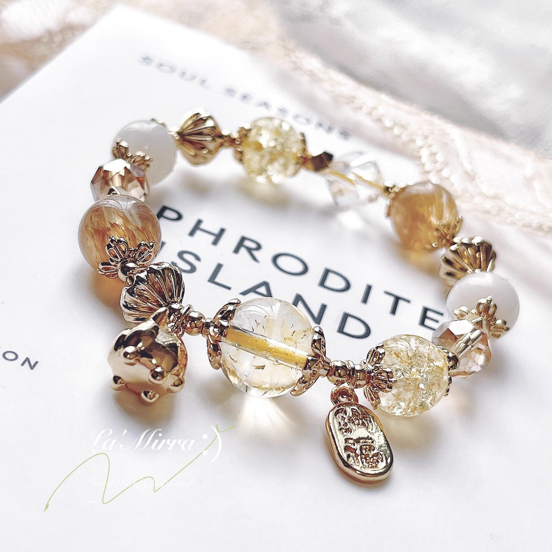 Colorful Crystal Bead Bracelet