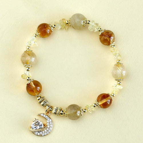 Colorful Crystal Bead Bracelet