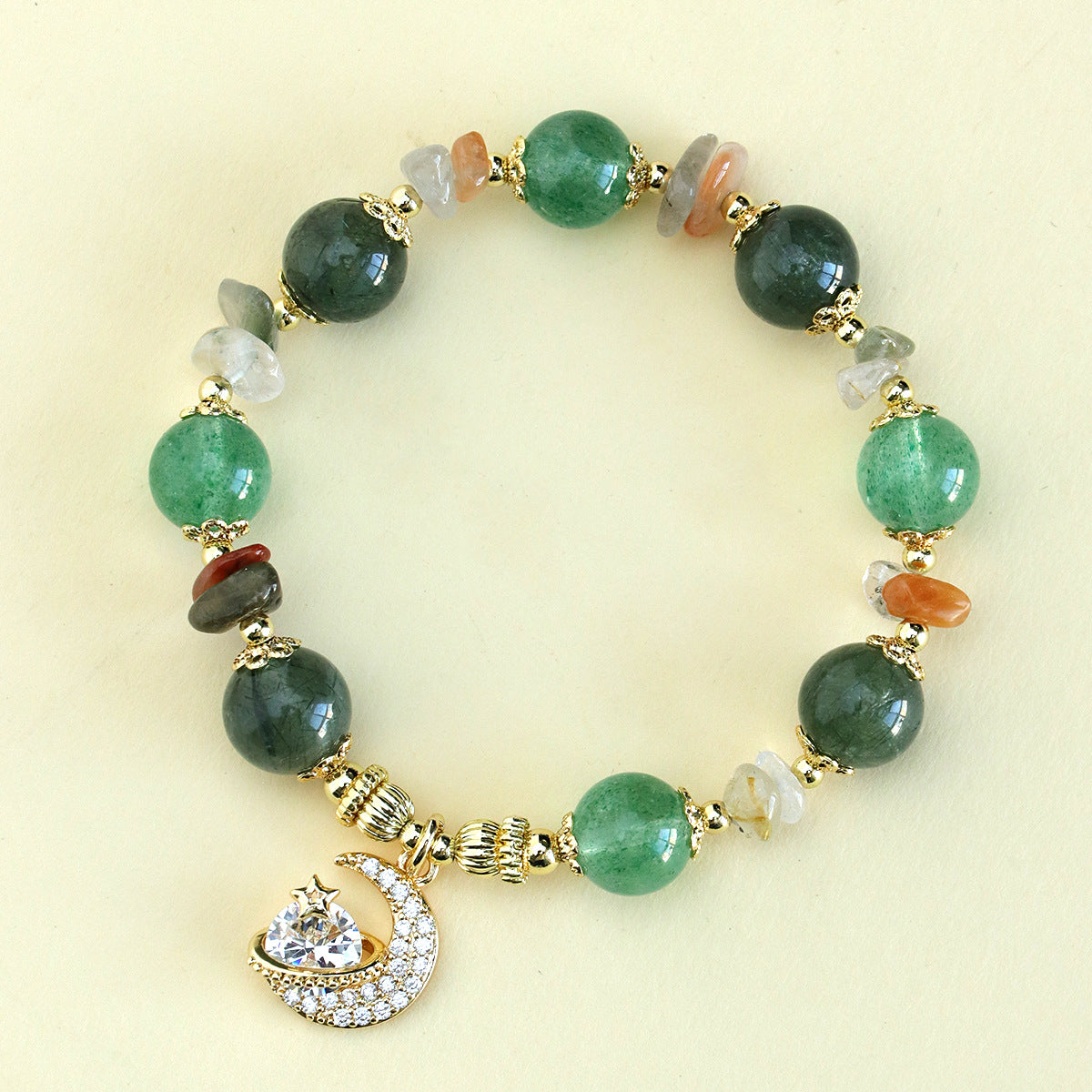 Colorful Crystal Bead Bracelet