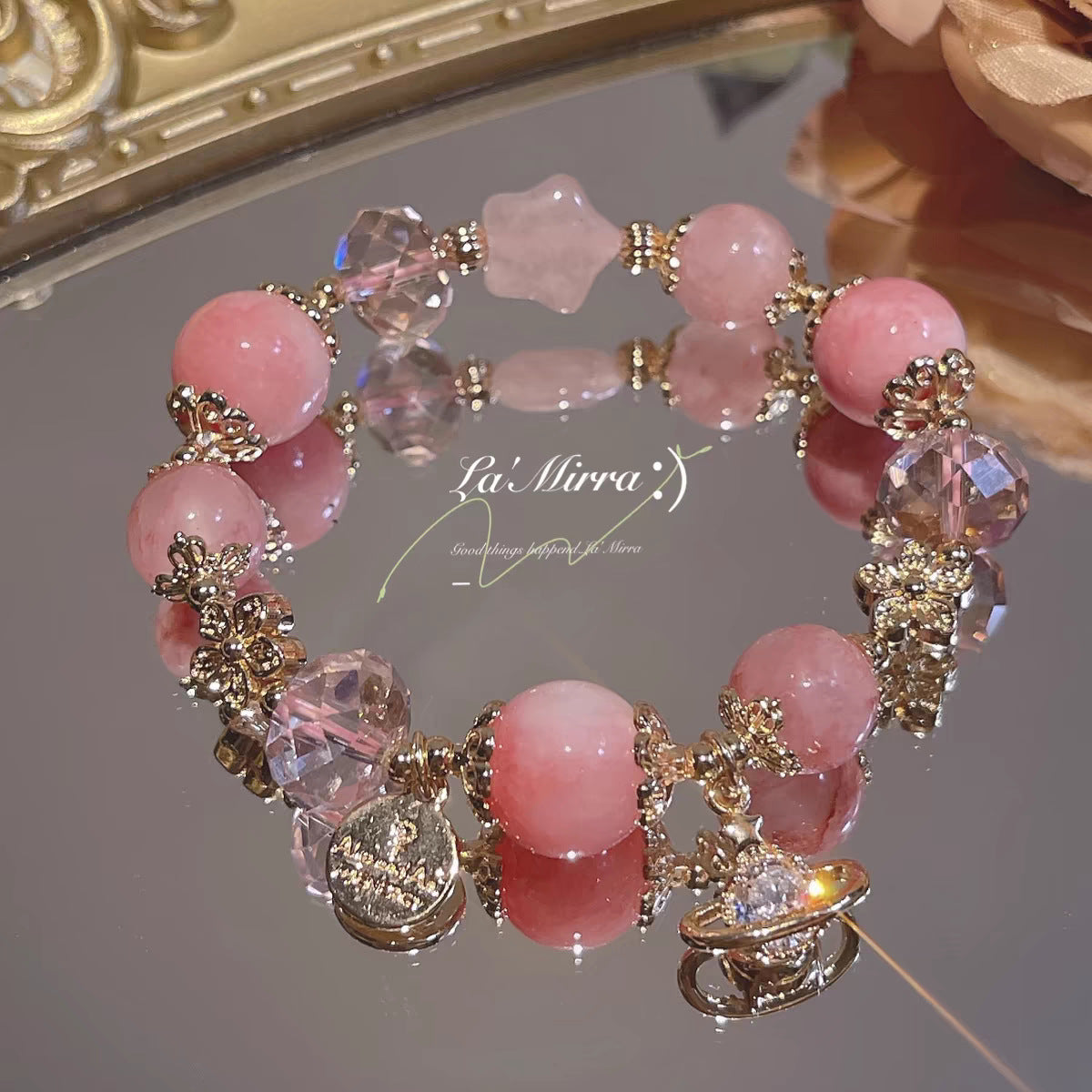Colorful Crystal Bead Bracelet