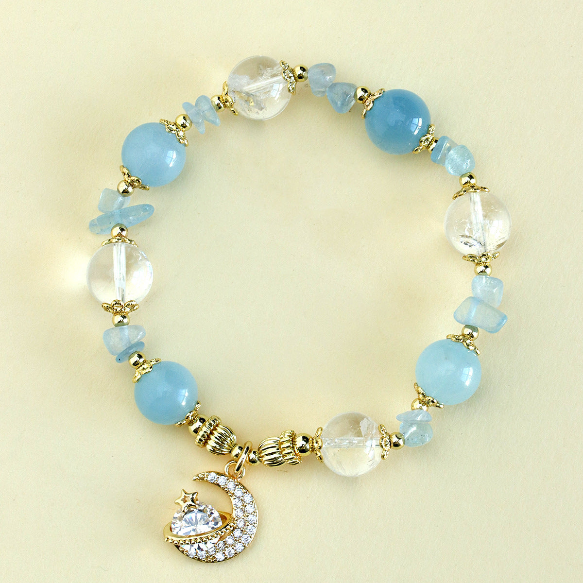 Colorful Crystal Bead Bracelet