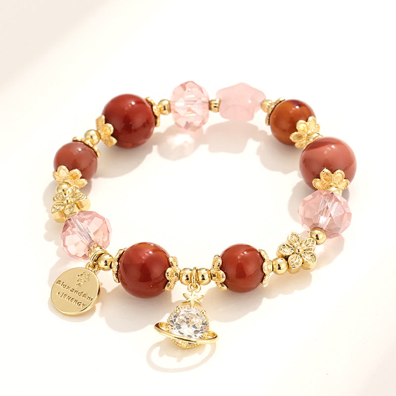 Colorful Crystal Bead Bracelet