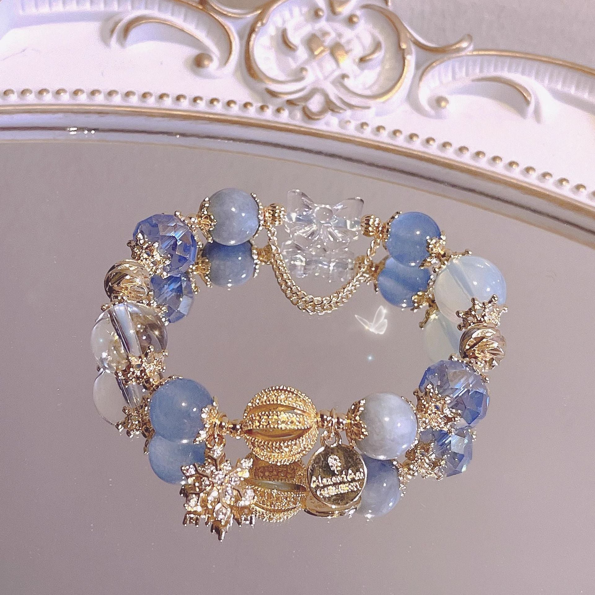 Colorful Crystal Bead Bracelet