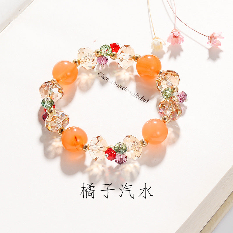 Colorful Crystal Bead Bracelet
